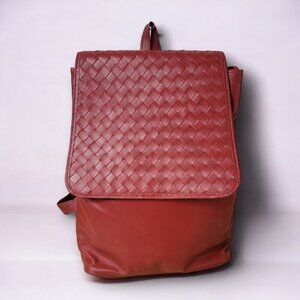 Deux Mains Woven Backpack - Responsibly Sourced Leather - Handcrafted